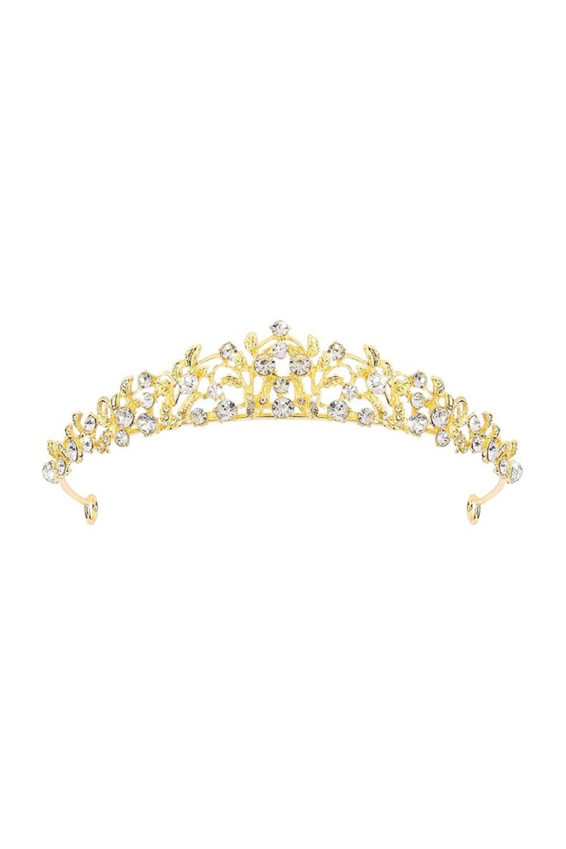 Gold Tiaras and Crowns for Women