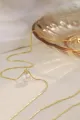 Gold Pearl Pendant Necklace