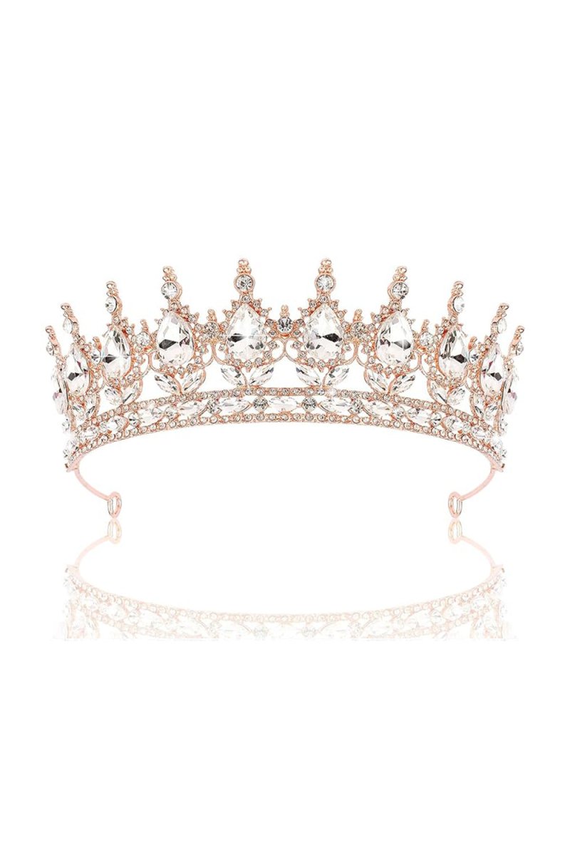 Rose Gold Tiaras and Crowns for Women