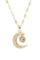 Golden Moon Necklace