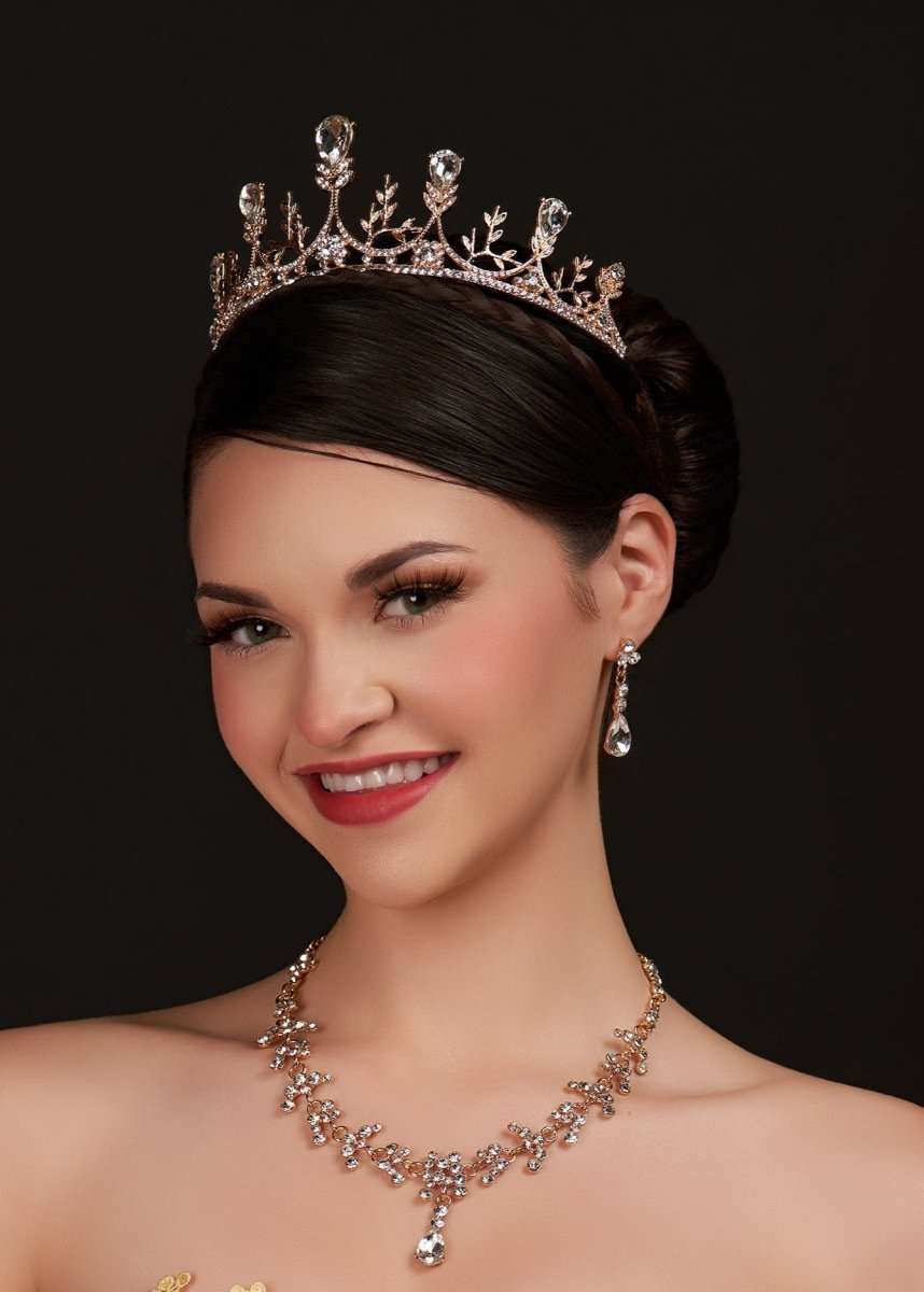 Champagne Tiaras for Women
