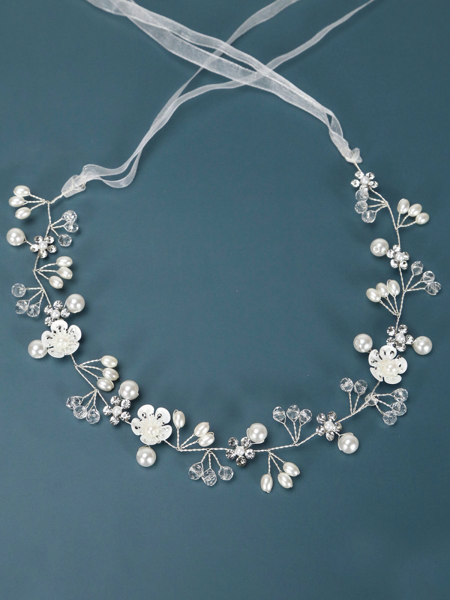 Flower Girl Pearl Headband