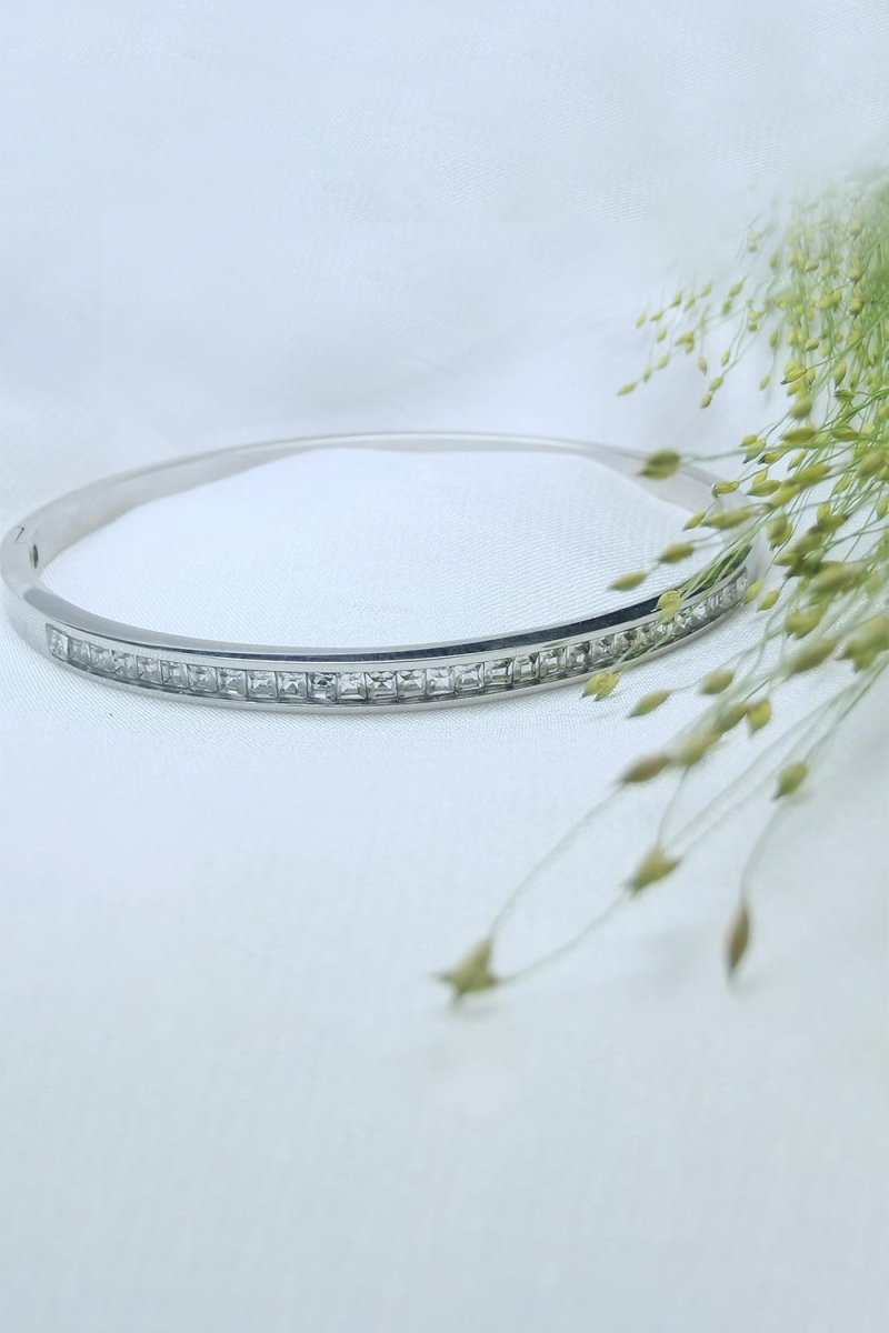 Bangle Stainless Steel Silver Bracelets