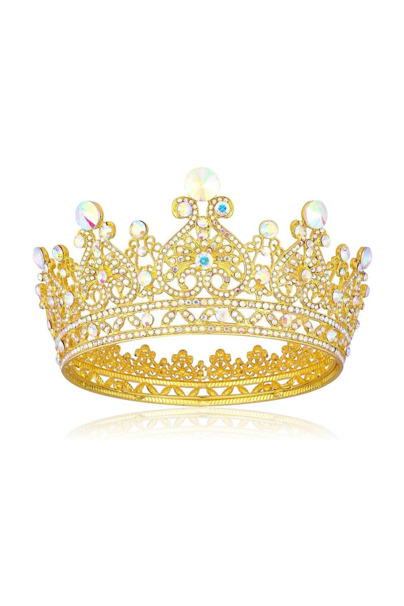 Crystal Full Round Wedding Crown