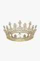 Gold Crystal Rheinstone Queen Crowns