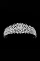 Gold Hair Pieces Crystal Crowns