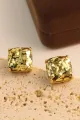 Gold Mini Square Studs