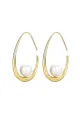 Gold Pearls Drop Earrings