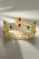 Gold Rheinstone King Crowns