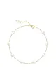 Gold Tin Cup Pearl Adjustable Bracelets