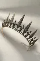Gothic Black Rhinestone Tiara