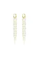 Long Pearl Tassel Earrings