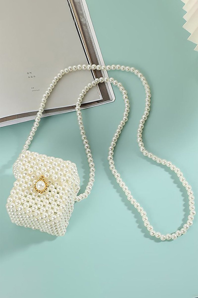 Pearl Square Party Chain Handbag