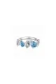 Petite Pear Half Band Ring