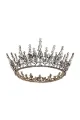 Queen Rhinestone Dark Crown for Women