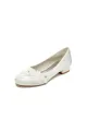Retro Low Heel Shoes with Lace(Ivory,US5)