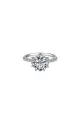 Round-Cut Shiny Star Engagement Ring