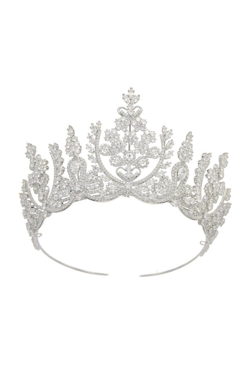 Silver Crystal Princess Crown