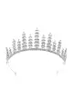Silver Crystal Tiara For Women