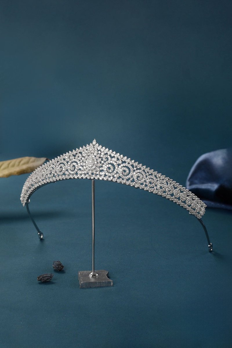 Silver Eternal Zircon Tiara
