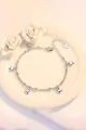 Silver Love Heart Pendant Bracelets