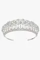 Silver Pearl Crystal Rhinestone Tiara