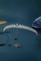 Silver Princess Cascade Zircon Tiara