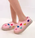 Candy Heart Sherpa Booties(7C (23))