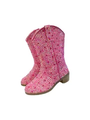 Crystal Shimmer Cowgirl Boots(6C (22))