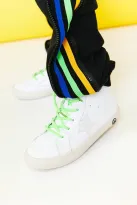 Green Happy Star HighTop Sneaker(5.5C (21))