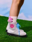 Happy Emoji Combat Boots(7C (23))