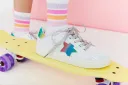 Rainbow Star Glitter Sneaker(7C (23))