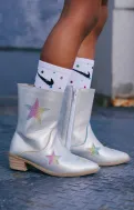 Sparkle Queen Glitter Cowgirl Boots