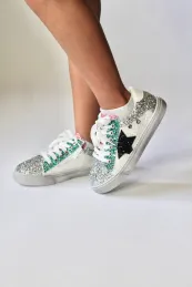 Star Girl Glitter Sneakers(5.5C (21))