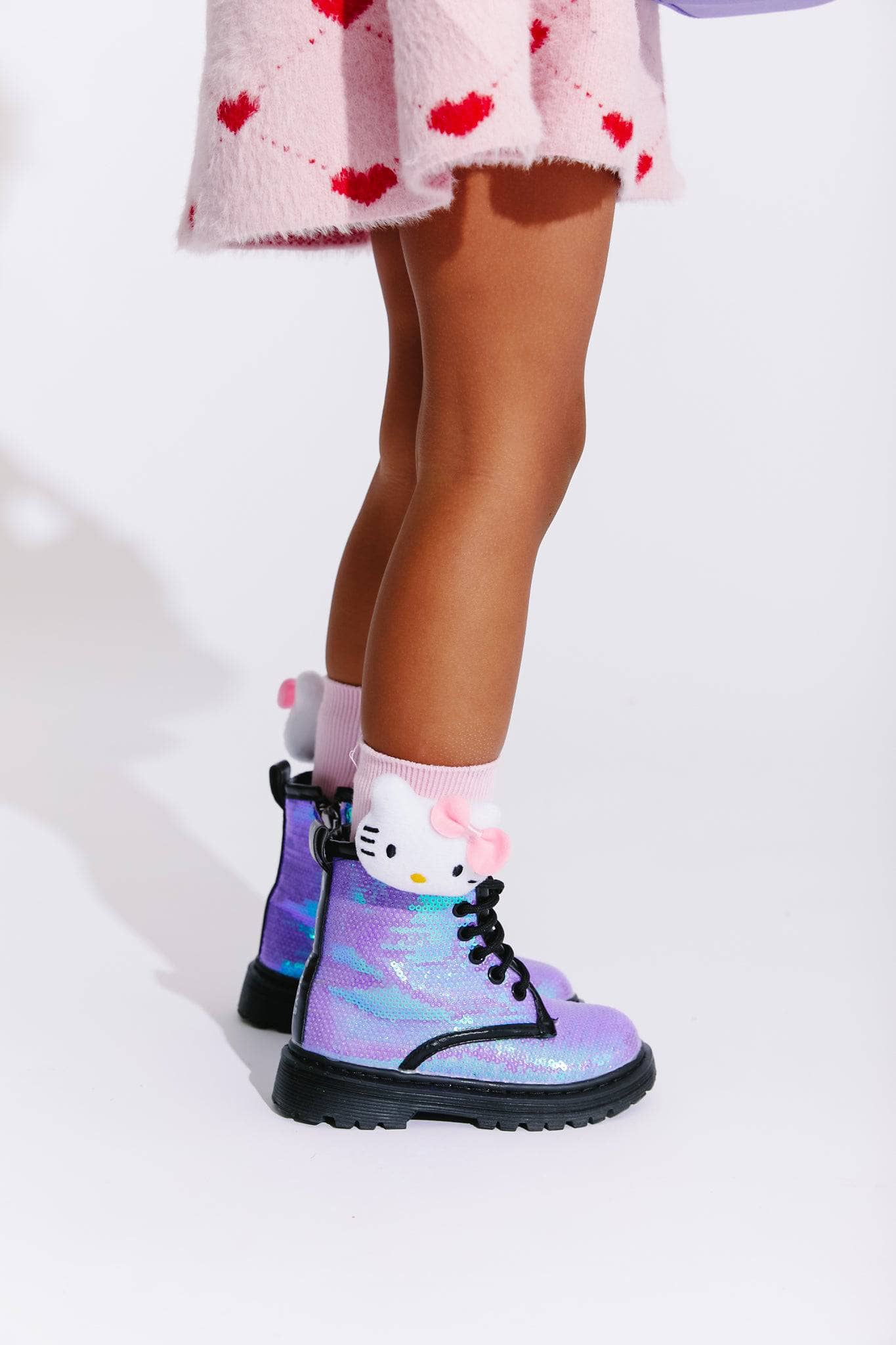Lavender Sequin Boots(9C (25))