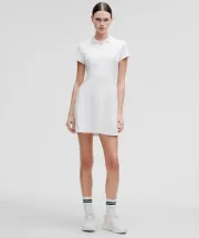 Short-Sleeve Polo Dress