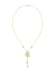 Wild Flower Yellow Gold Y Necklace
