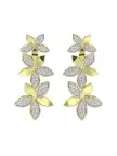 Wild Flower Yellow Gold Earrings