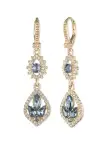 Poised Denim Midi Drop Earring