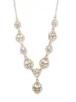 Poised Rose Y Necklace
