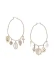 Charm Hoop Earrings