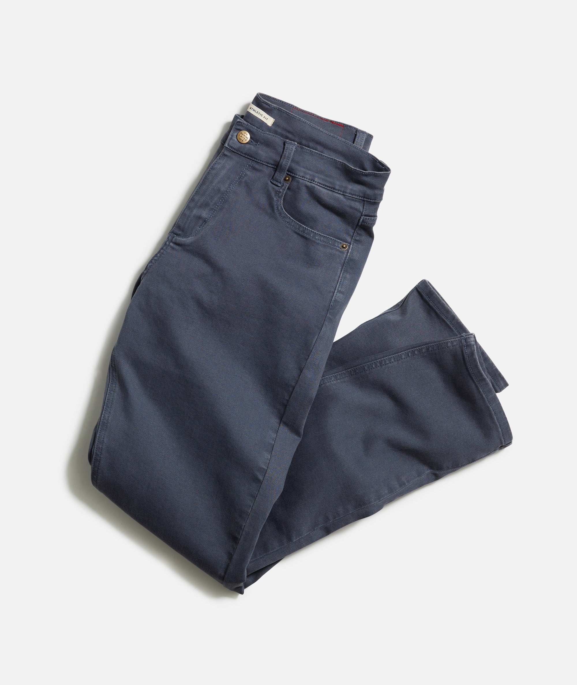 5 Pocket Athletic Fit Twill Pant