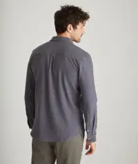 Stretch Selvage Long Sleeve Shirt(Small,India Ink)