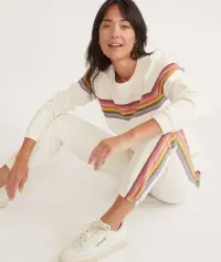 Anytime Sweatshirt(Extra Small,Antique White)