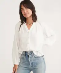 Nixi Collarless Blouse