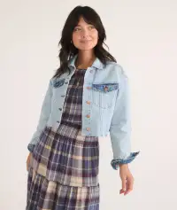 Ray Denim Jacket(Extra Small,Medium Wash)