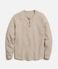 Merino Blend Sweater Henley