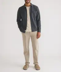 Pacifica Stretch Twill Shirt(Small,Dark Heather Grey)