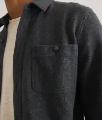Pacifica Stretch Twill Shirt(Small,Dark Heather Grey)