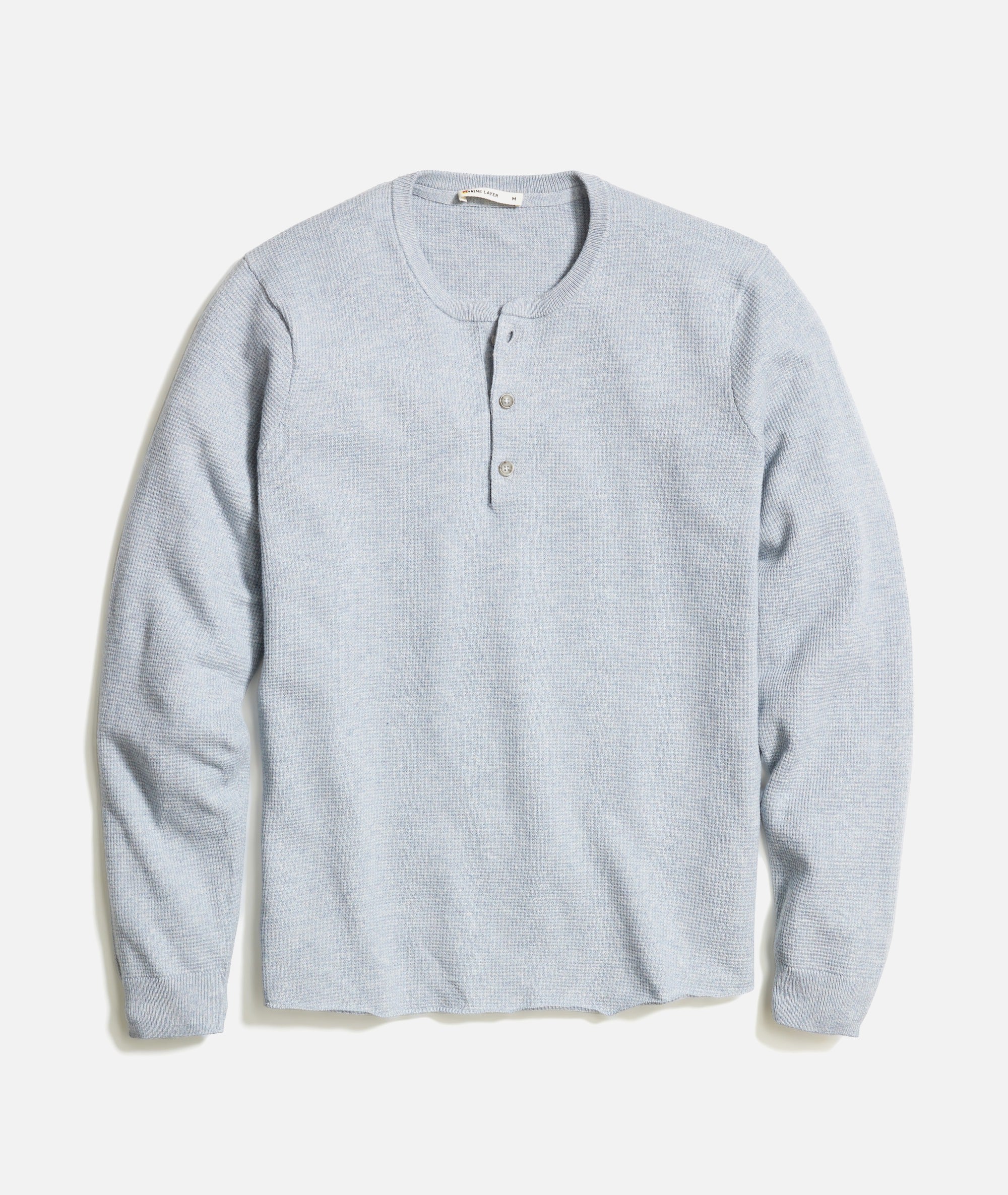 Merino Blend Sweater Henley